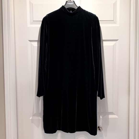 MaxMara Velvet silk blend women’s dress dark green size 6 new without tag - Picture 9 of 11